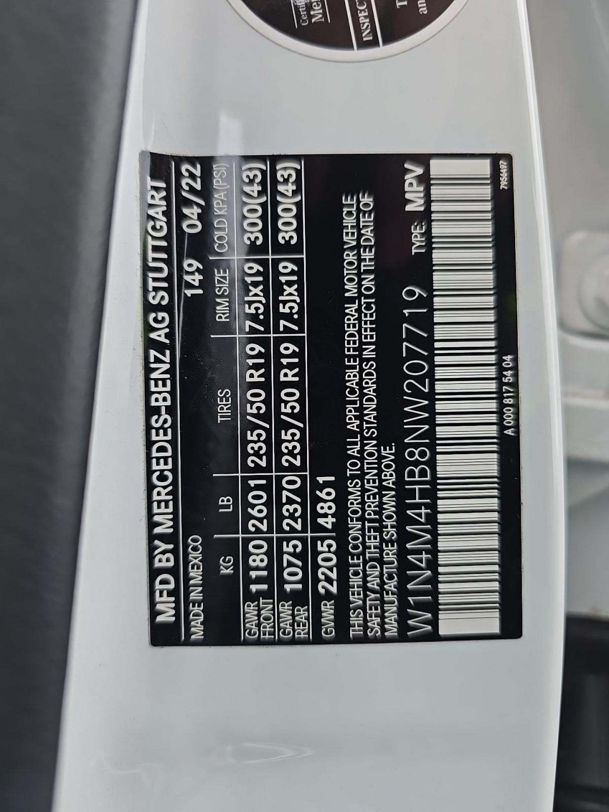 2022 Mercedes-Benz GLB GLB 250 AWD