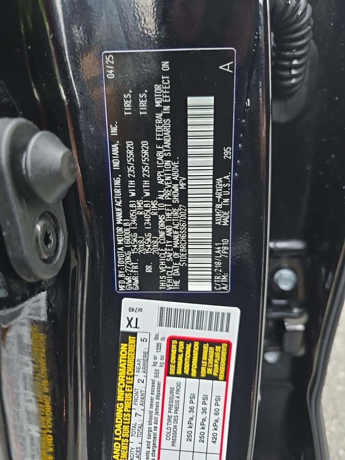 2025 Toyota Highlander Hybrid Platinum AWD