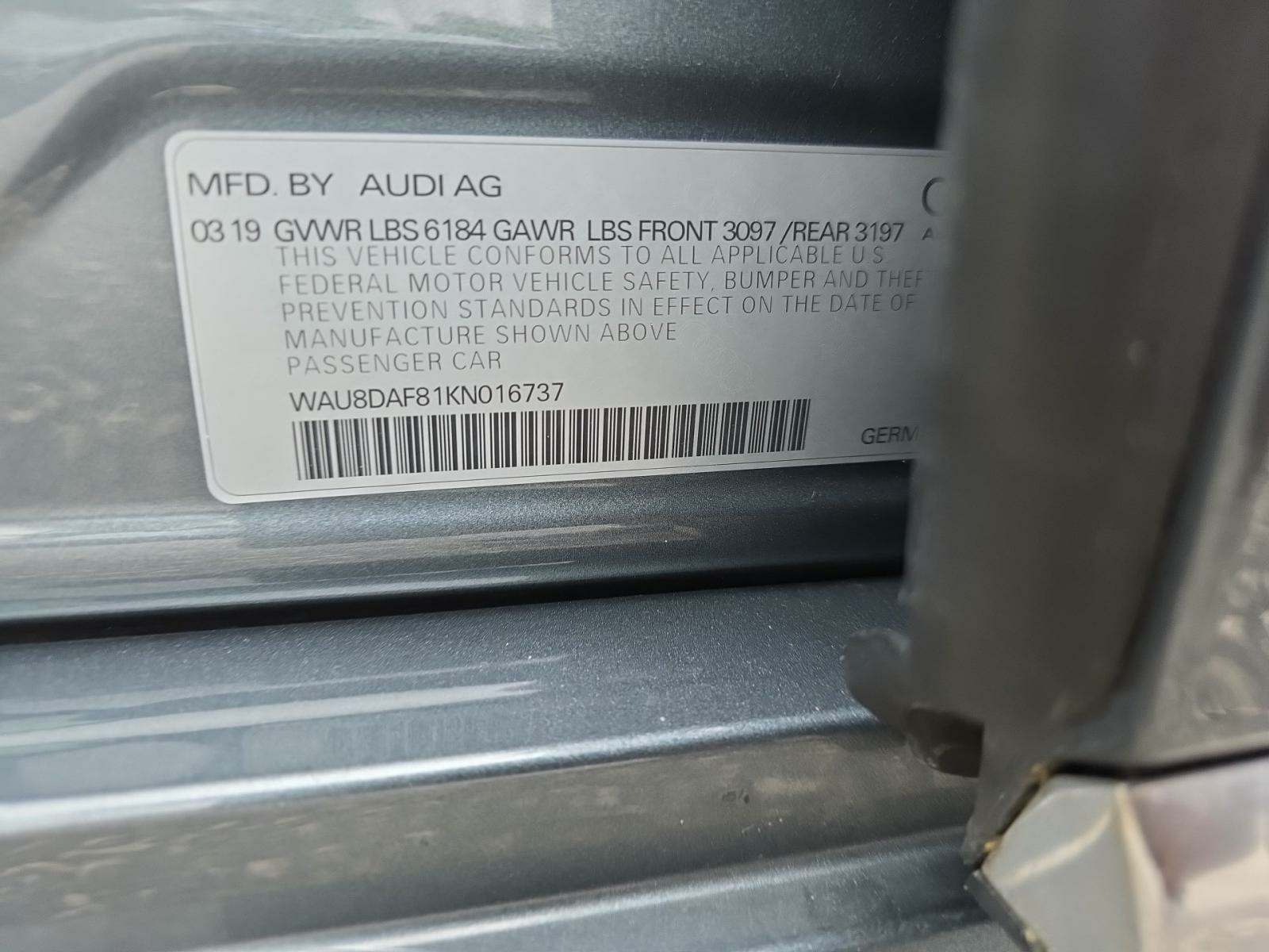 2019 Audi A8 L 3.0T AWD