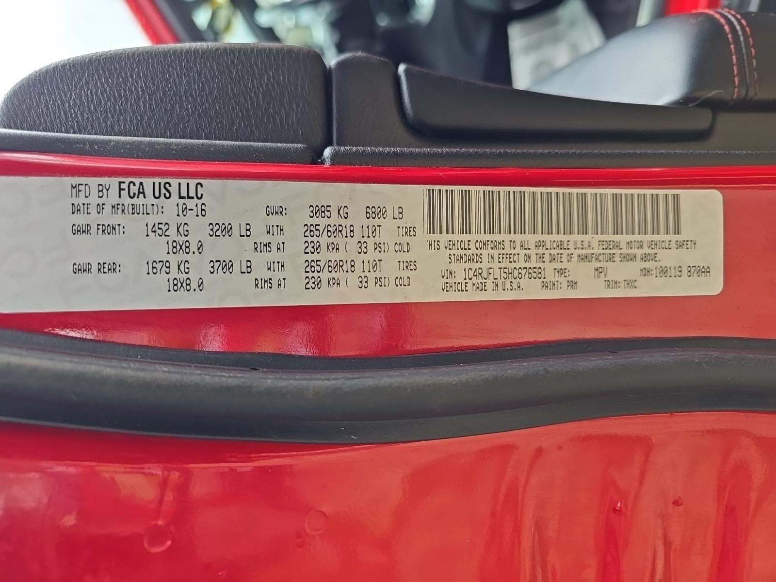 2017 Jeep Grand Cherokee Trailhawk AWD