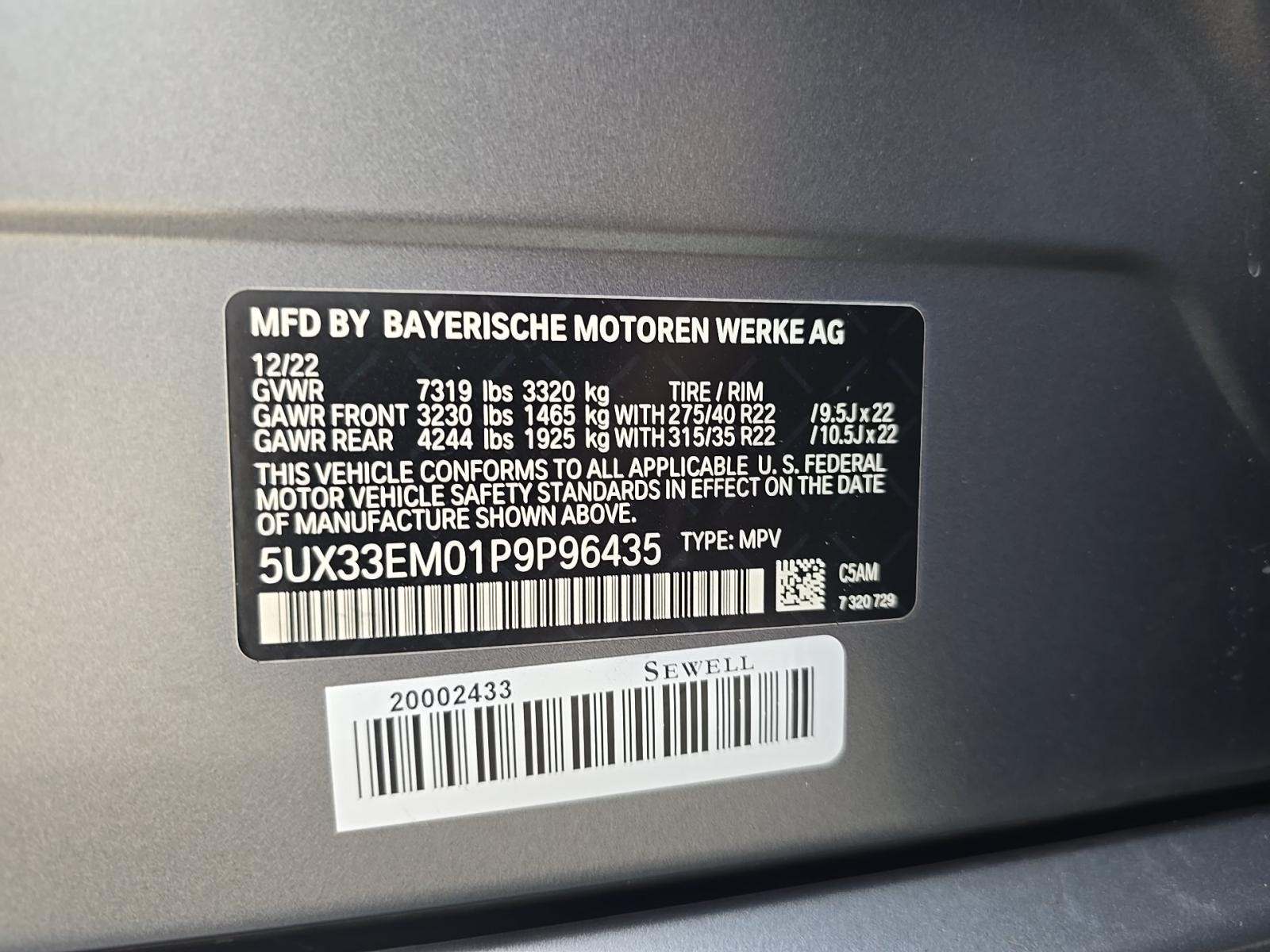 2023 BMW X7 M60i AWD