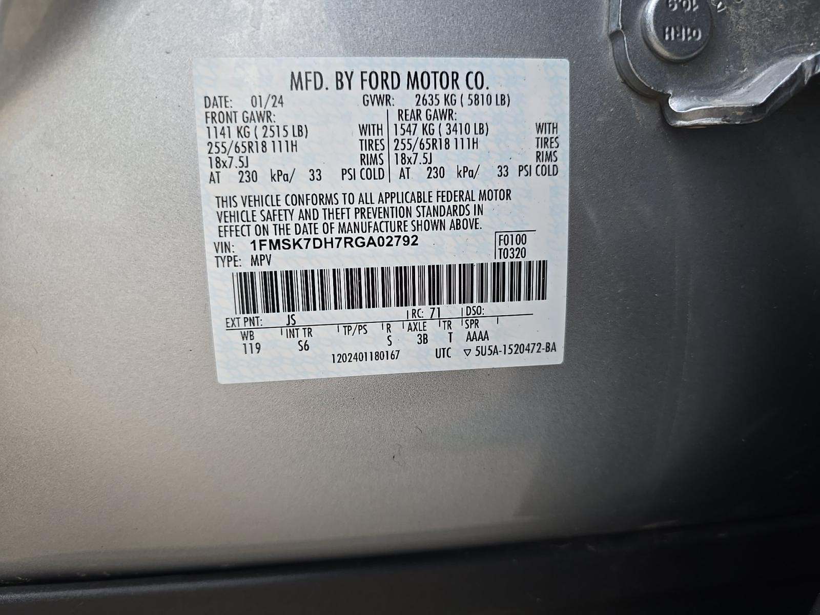 2024 Ford Explorer XLT RWD