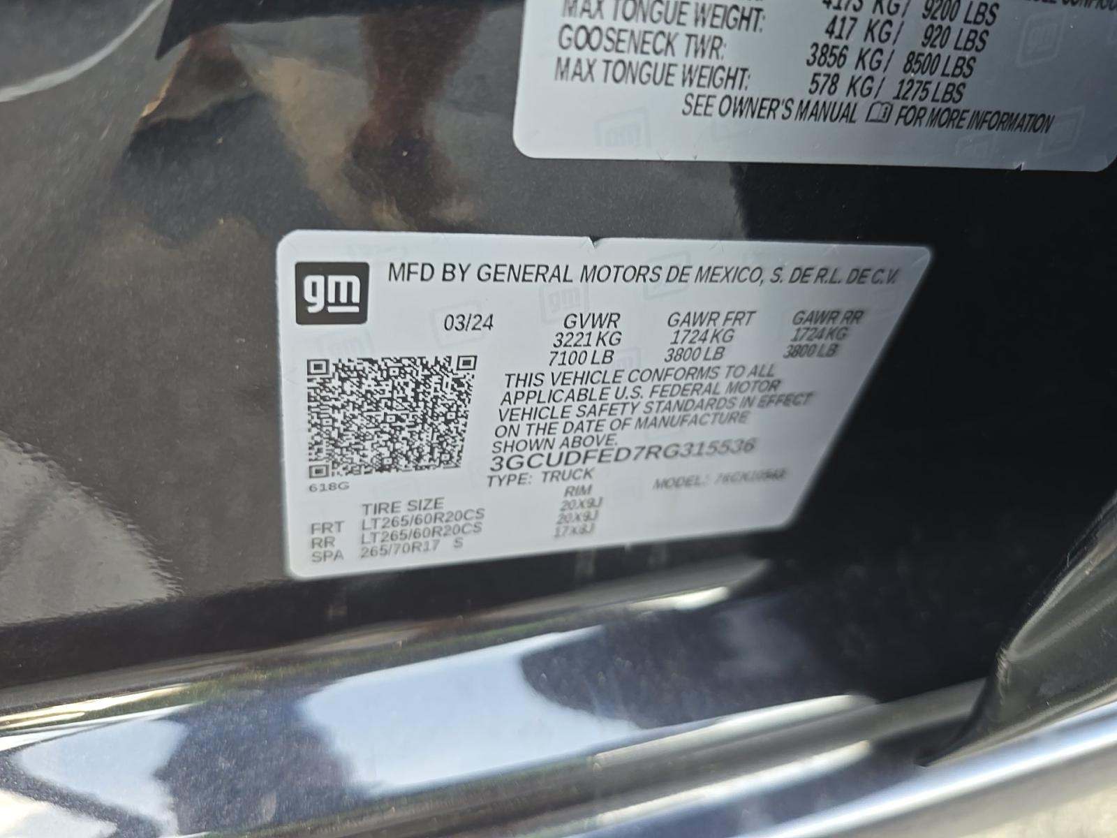 2024 Chevrolet Silverado 1500 LT Trail Boss AWD