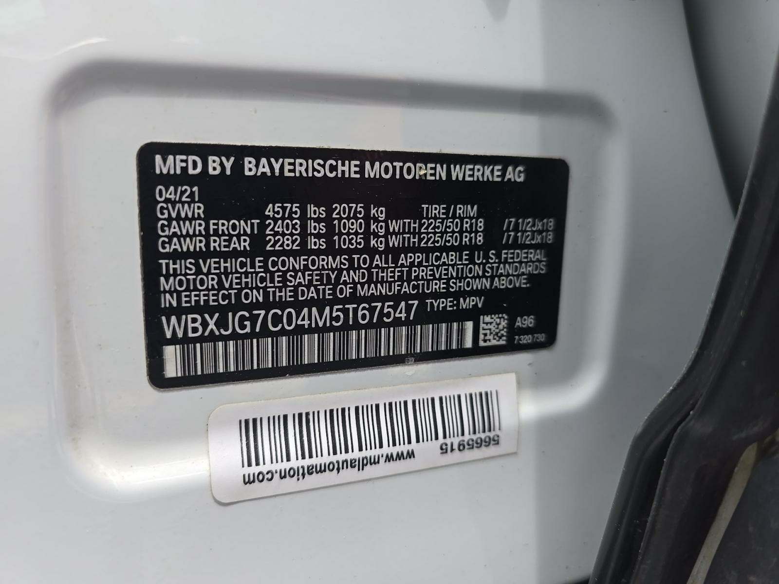 2021 BMW X1 sDrive28i FWD