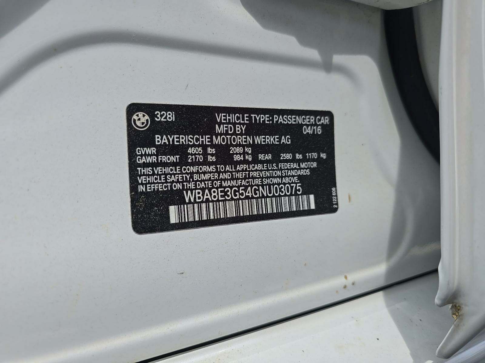 2016 BMW 3 Series 328i xDrive AWD