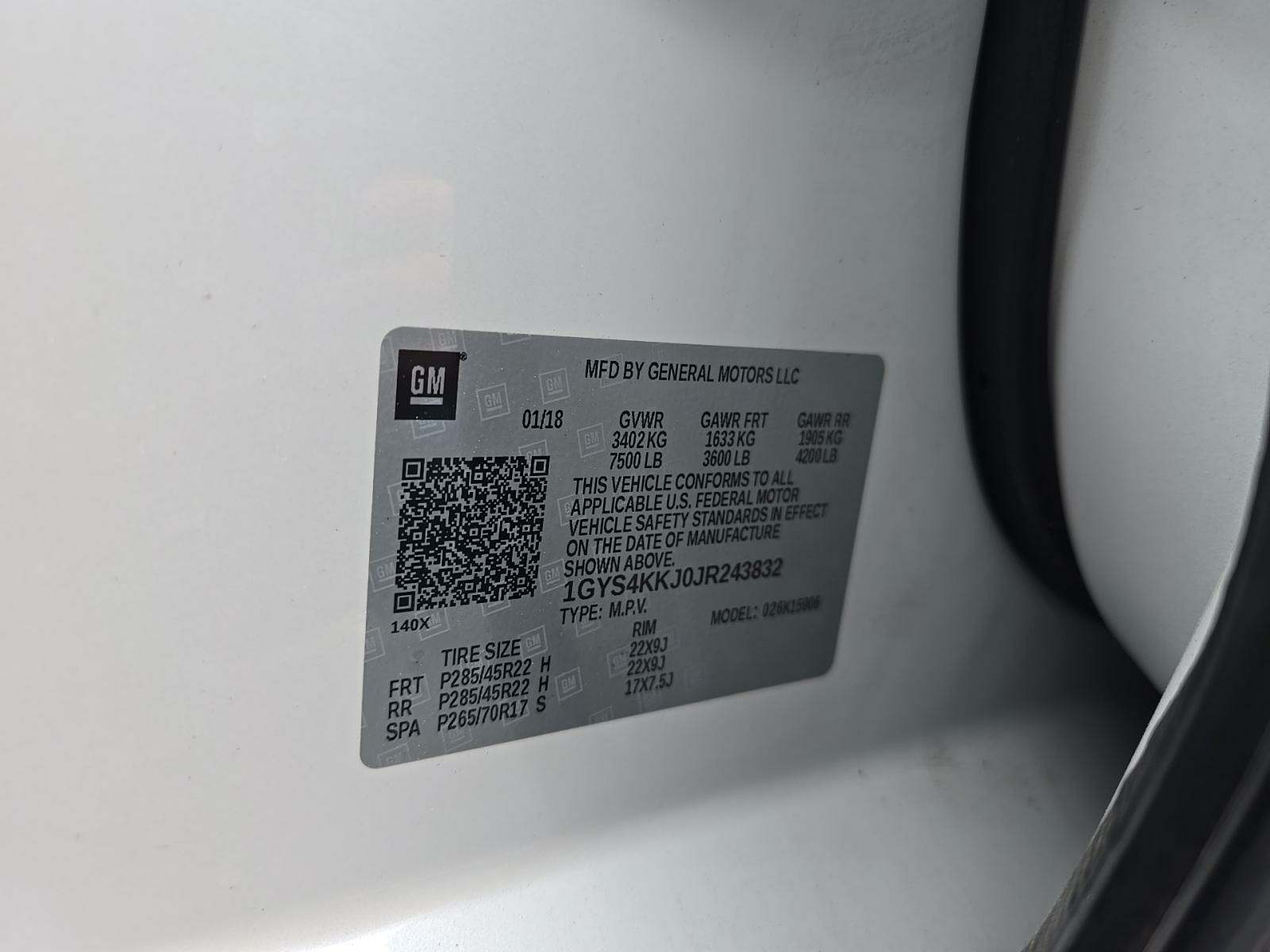 2018 Cadillac Escalade ESV Platinum AWD