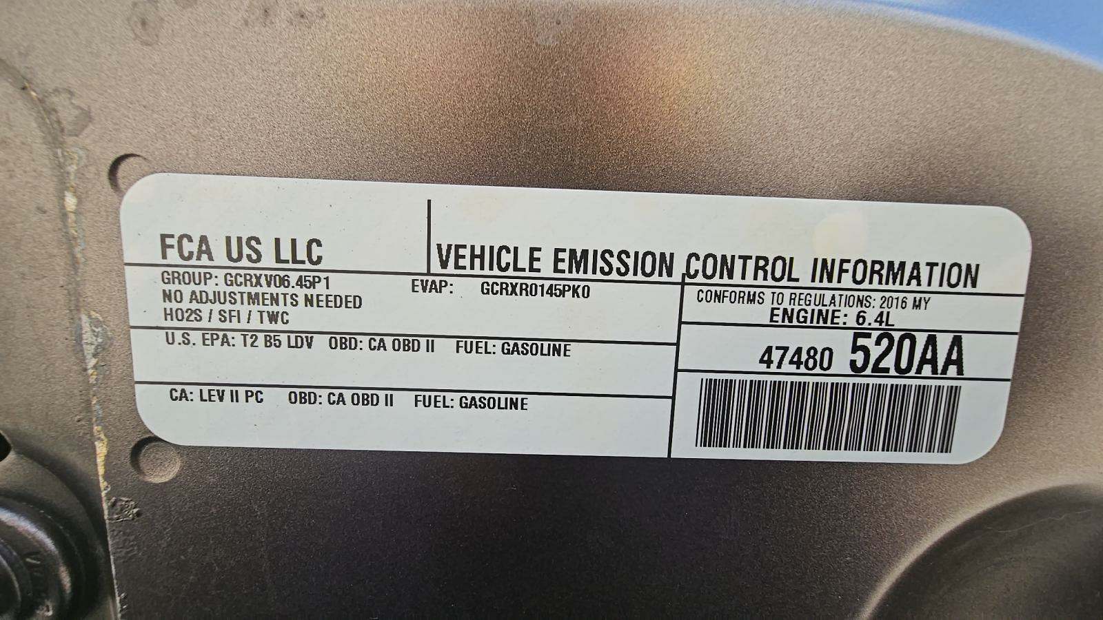 2016 Dodge Challenger SRT 392 RWD