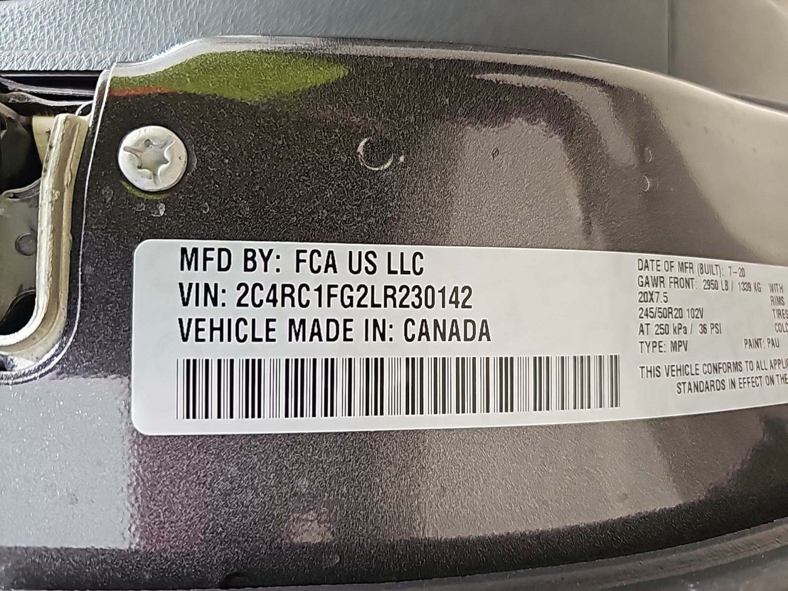 2020 Chrysler Pacifica Touring FWD