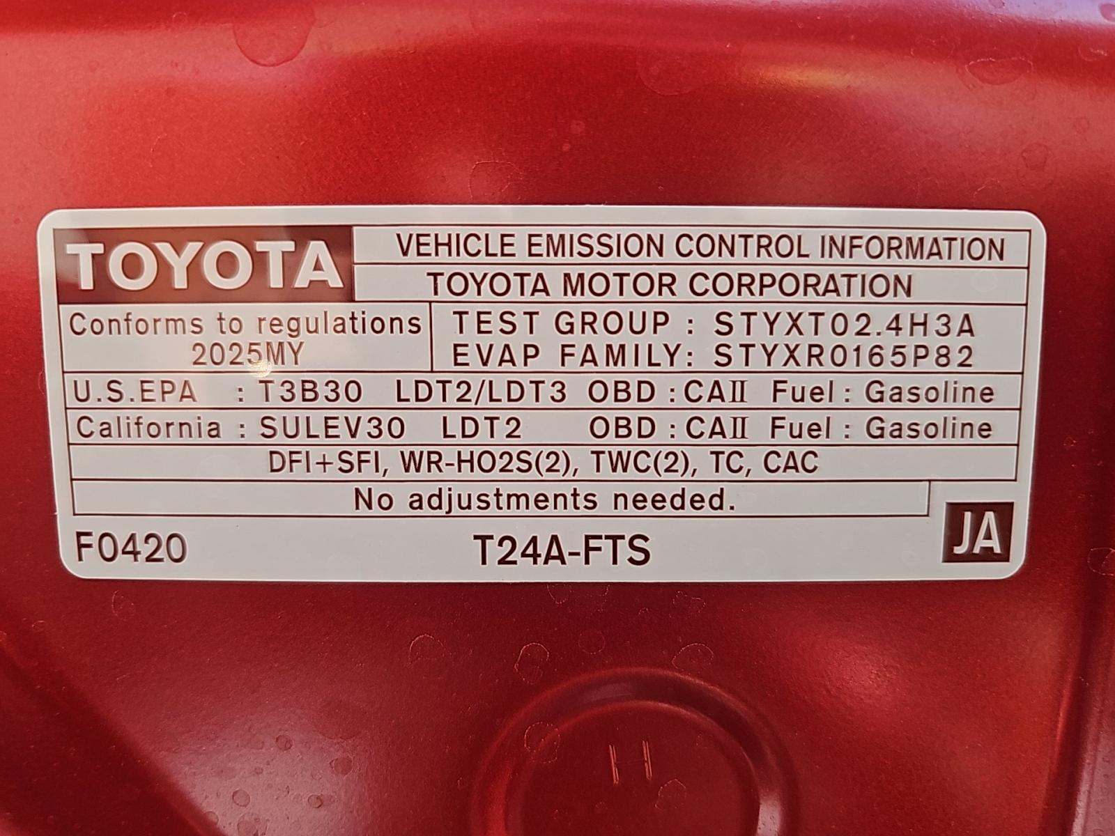 2025 Toyota Tacoma SR RWD