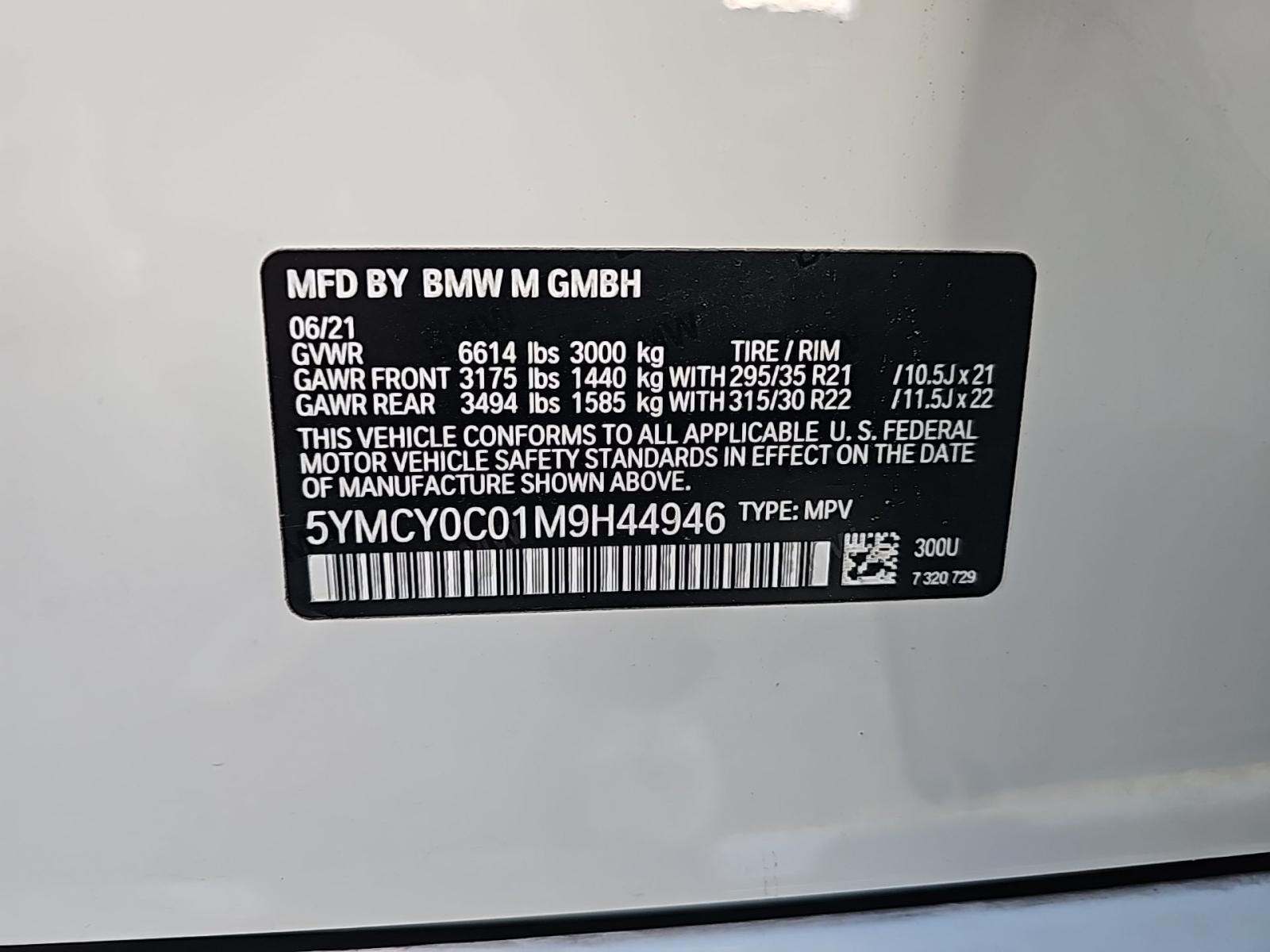 2021 BMW X6 M Base AWD