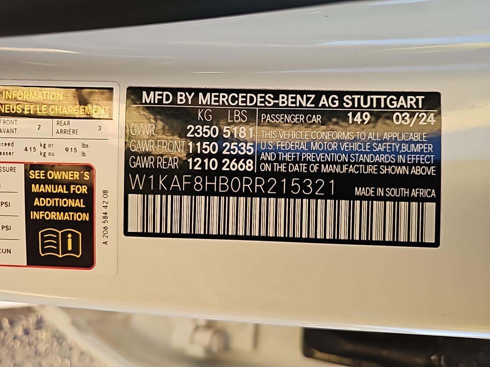 2024 Mercedes-Benz C-Class AMG C 43 AWD