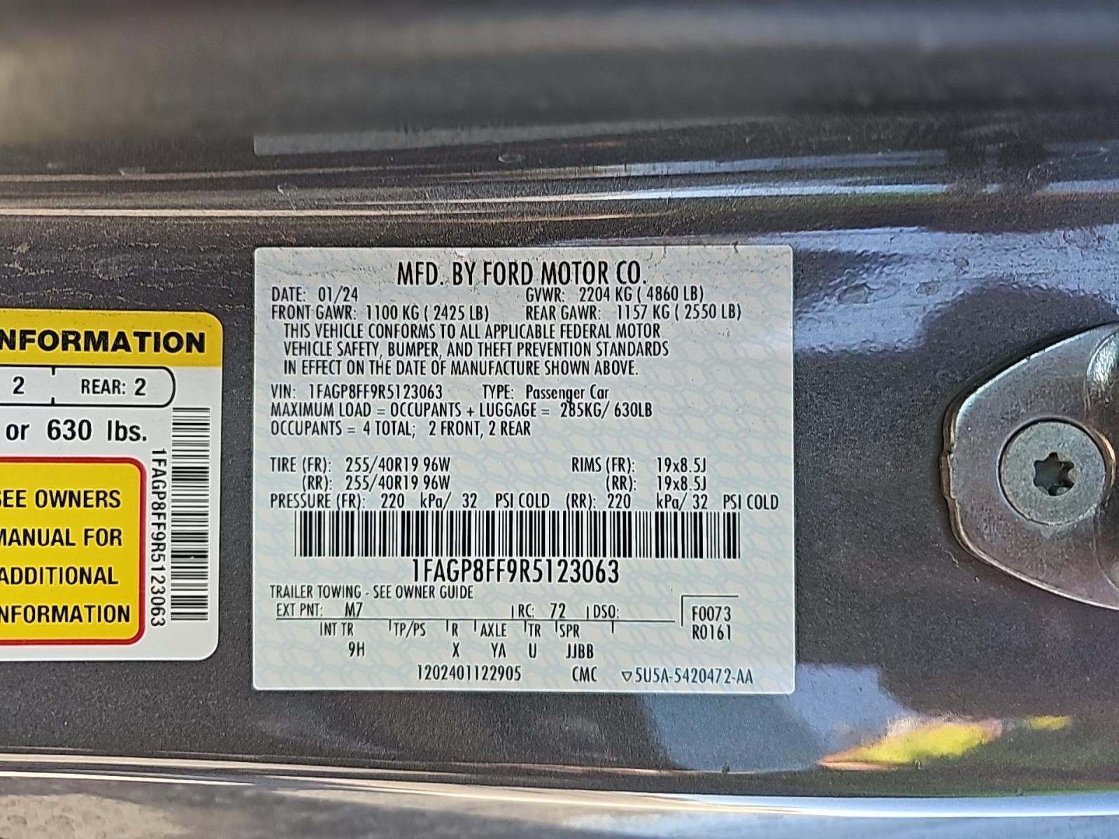 2024 Ford Mustang GT Premium RWD