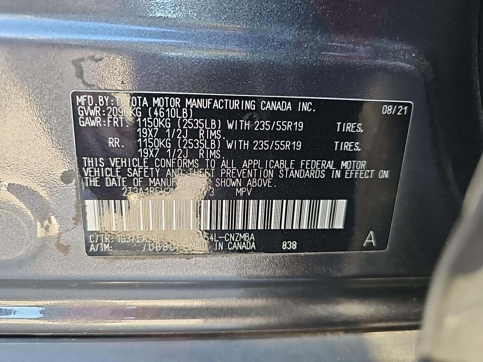 2021 Toyota RAV4 XLE Premium AWD