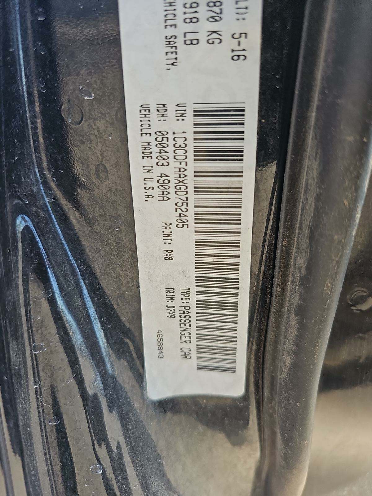 2016 Dodge Dart SE FWD