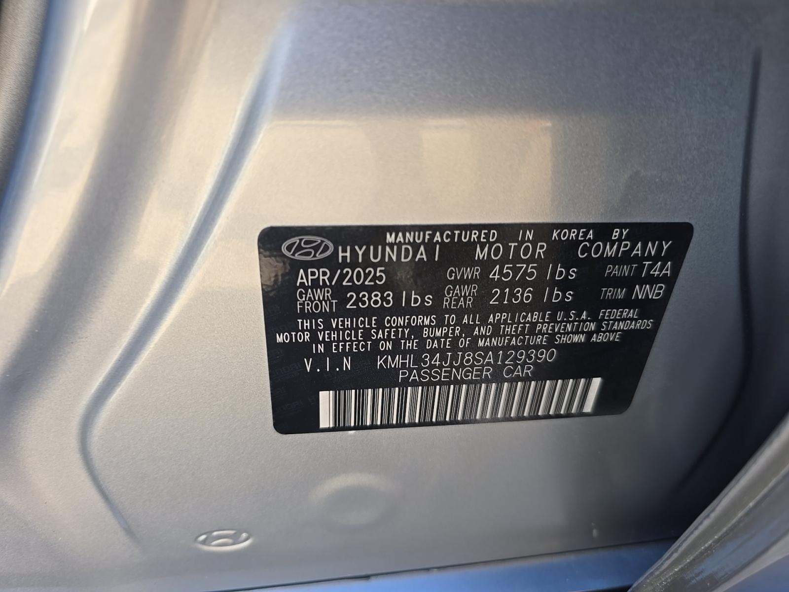 2025 Hyundai Sonata Hybrid SEL FWD