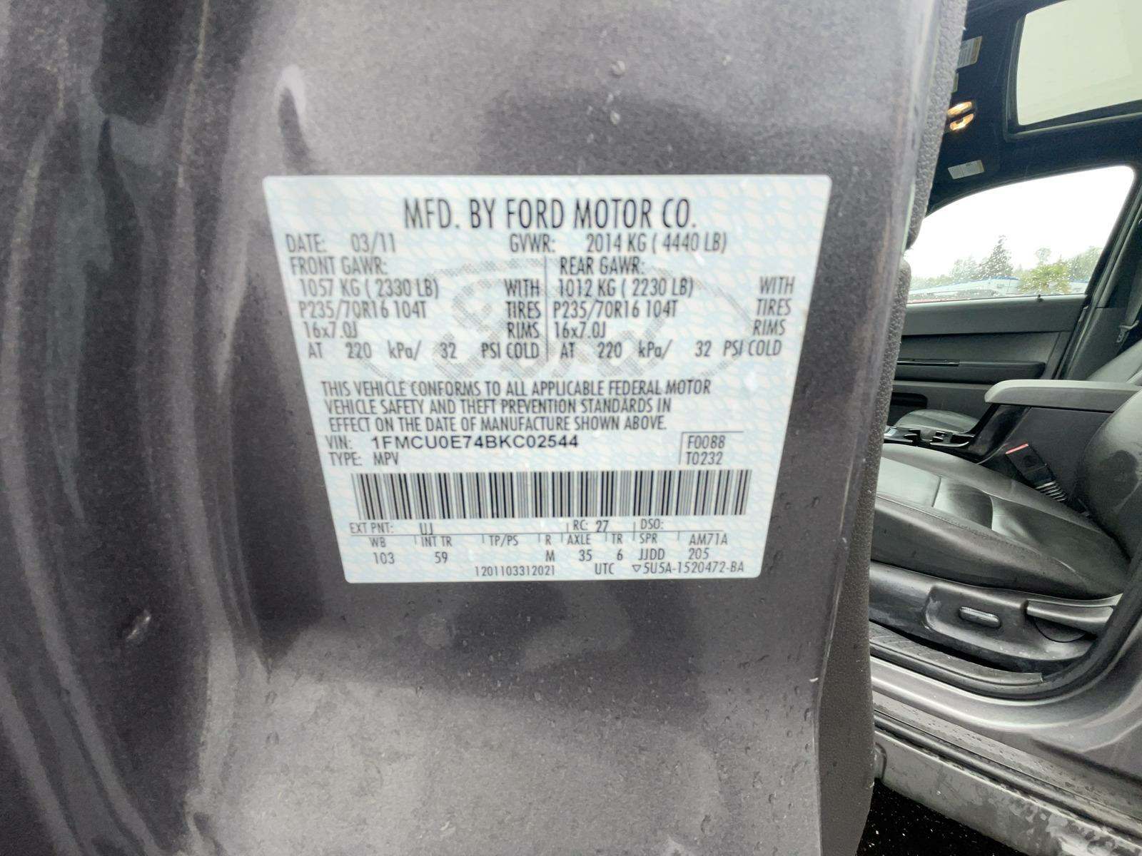 2011 Ford Escape Limited FWD