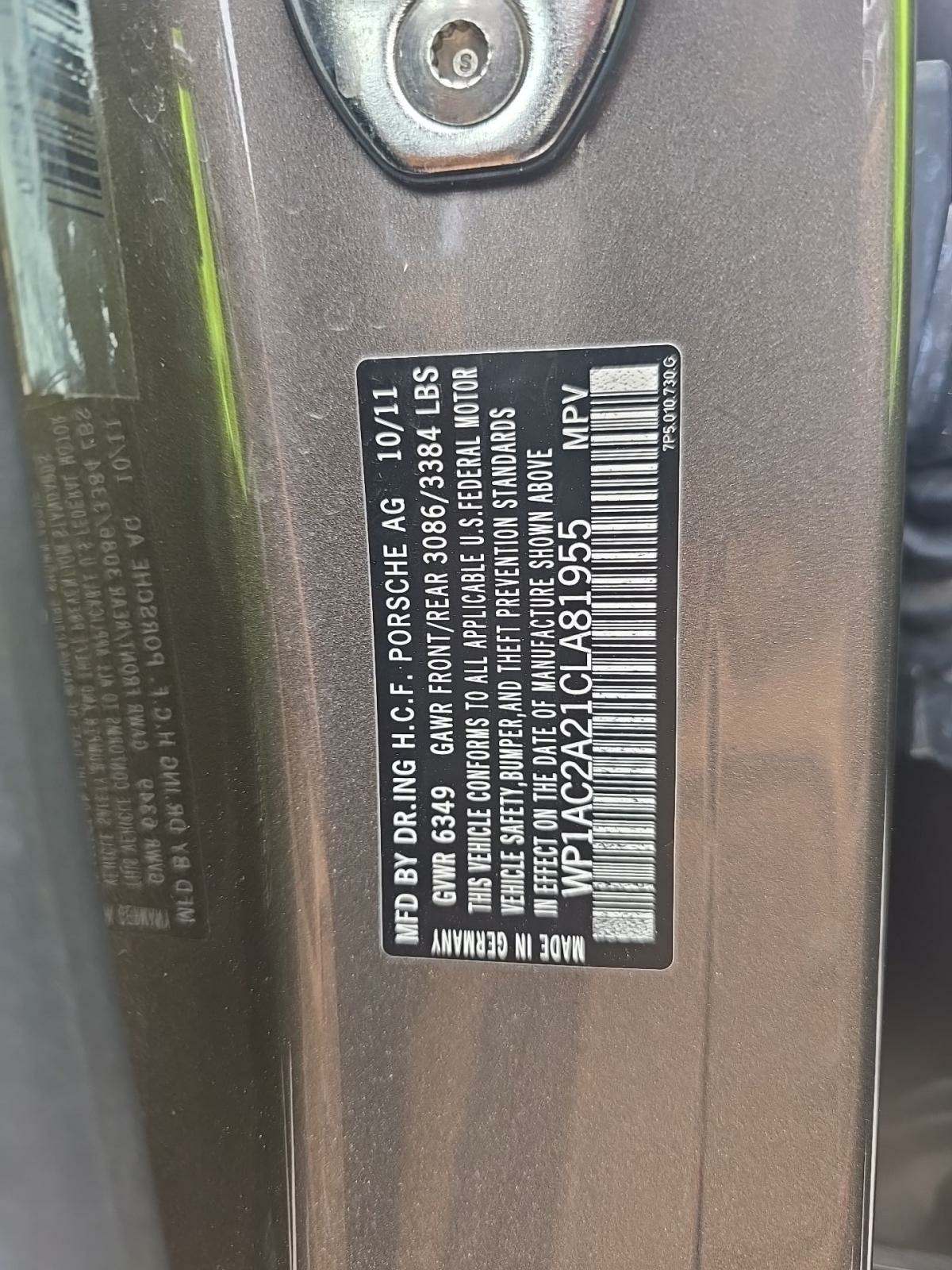 2012 Porsche Cayenne Turbo AWD