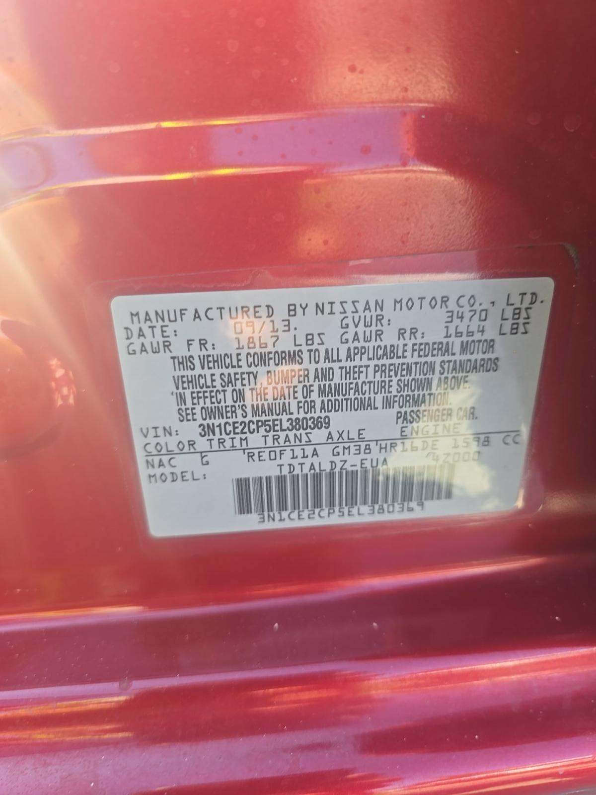 NISSAN VERSA NOTE - 1