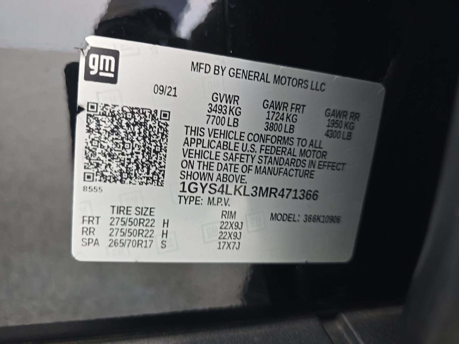 2021 Cadillac Escalade ESV Premium Luxury AWD