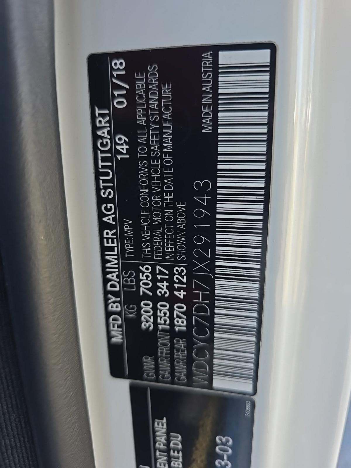 2018 Mercedes-Benz G-Class AMG G 63 AWD