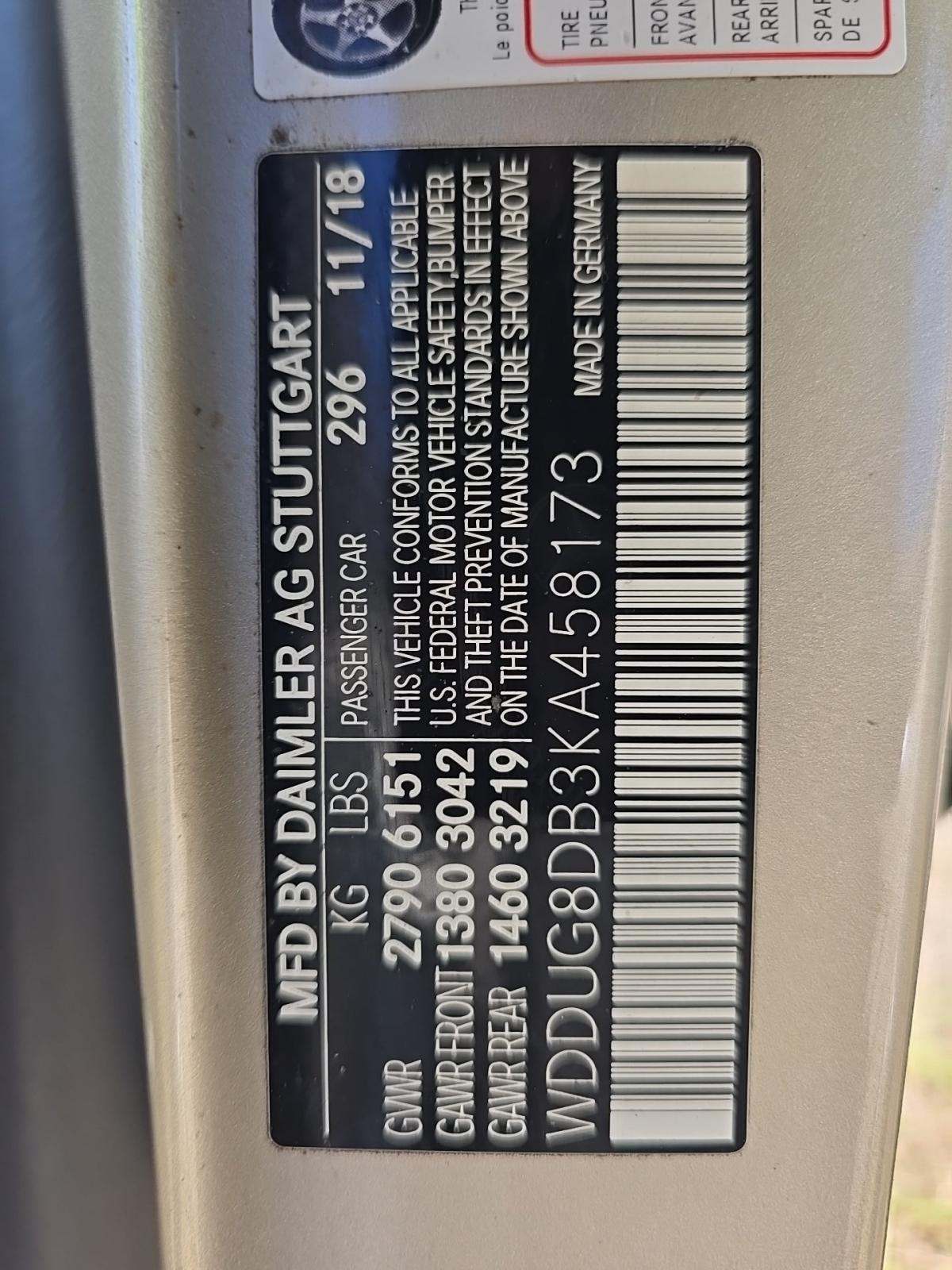 2019 Mercedes-Benz S-Class S 560 RWD