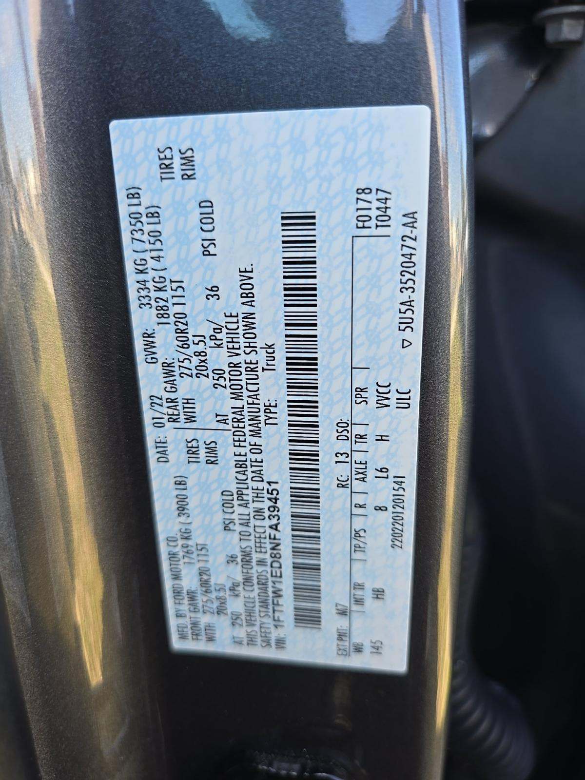 2022 Ford F-150 Hybrid Lariat AWD