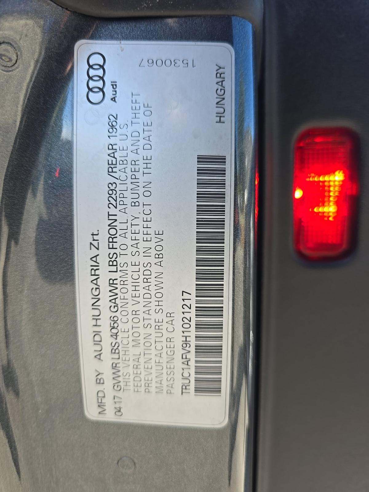 2017 Audi TTS Base AWD