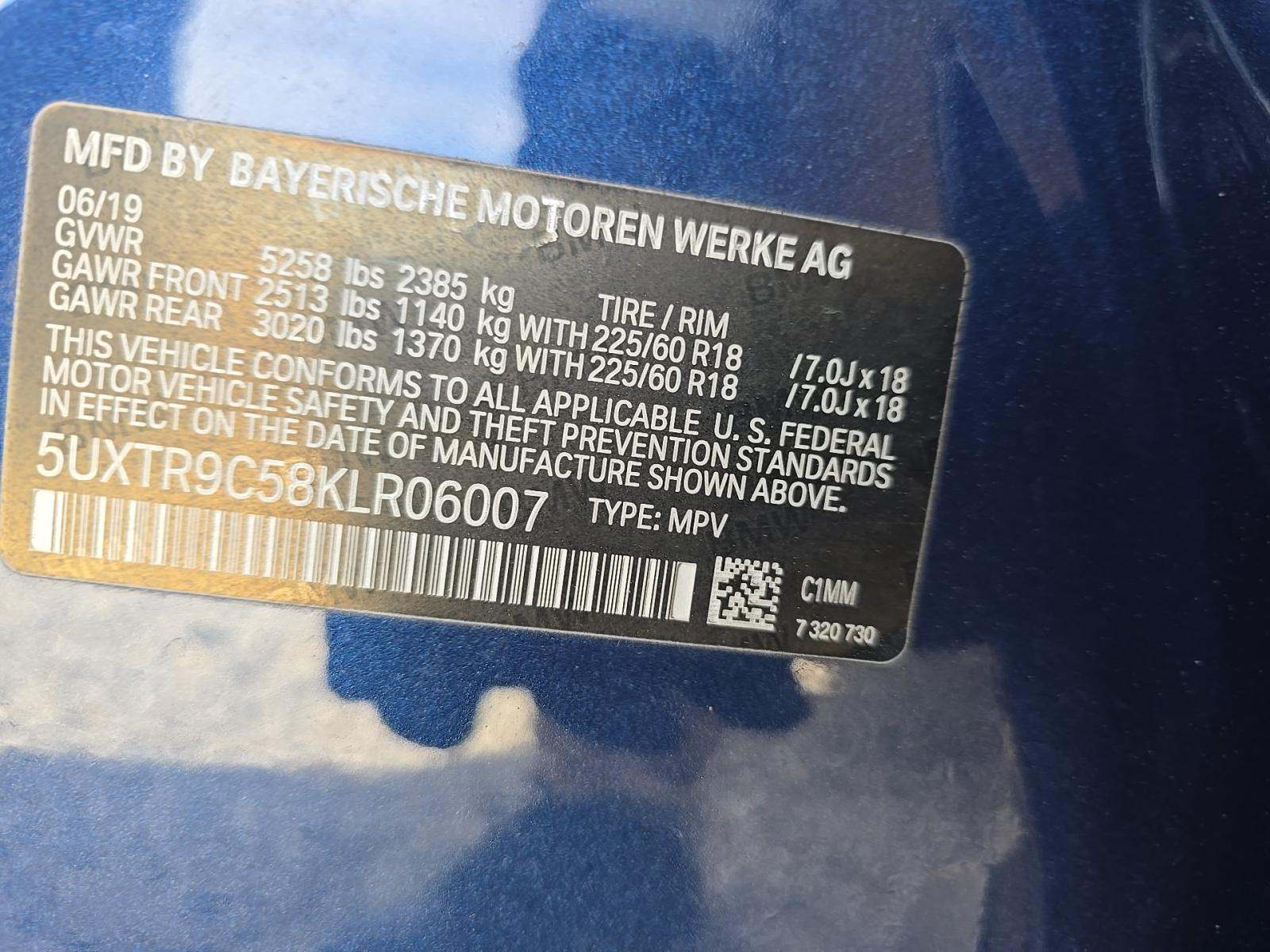 2019 BMW X3 xDrive30i AWD