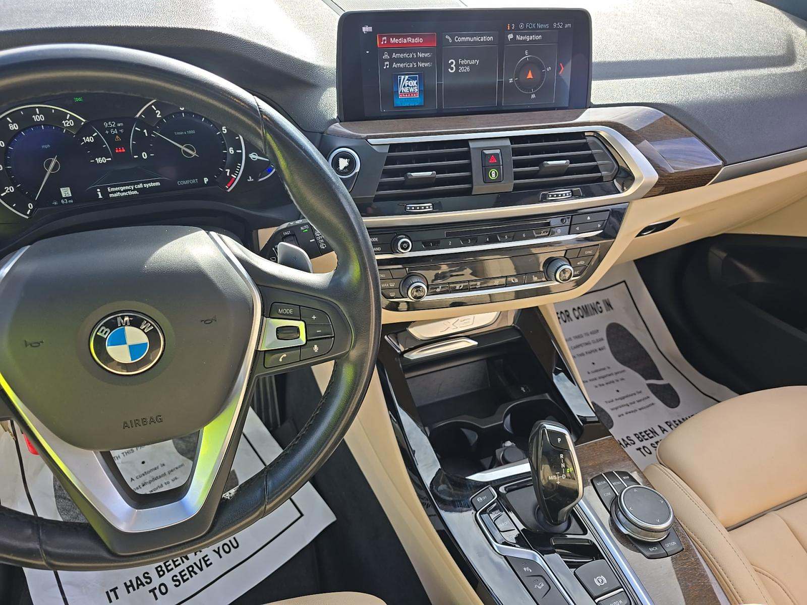 2019 BMW X3 xDrive30i AWD