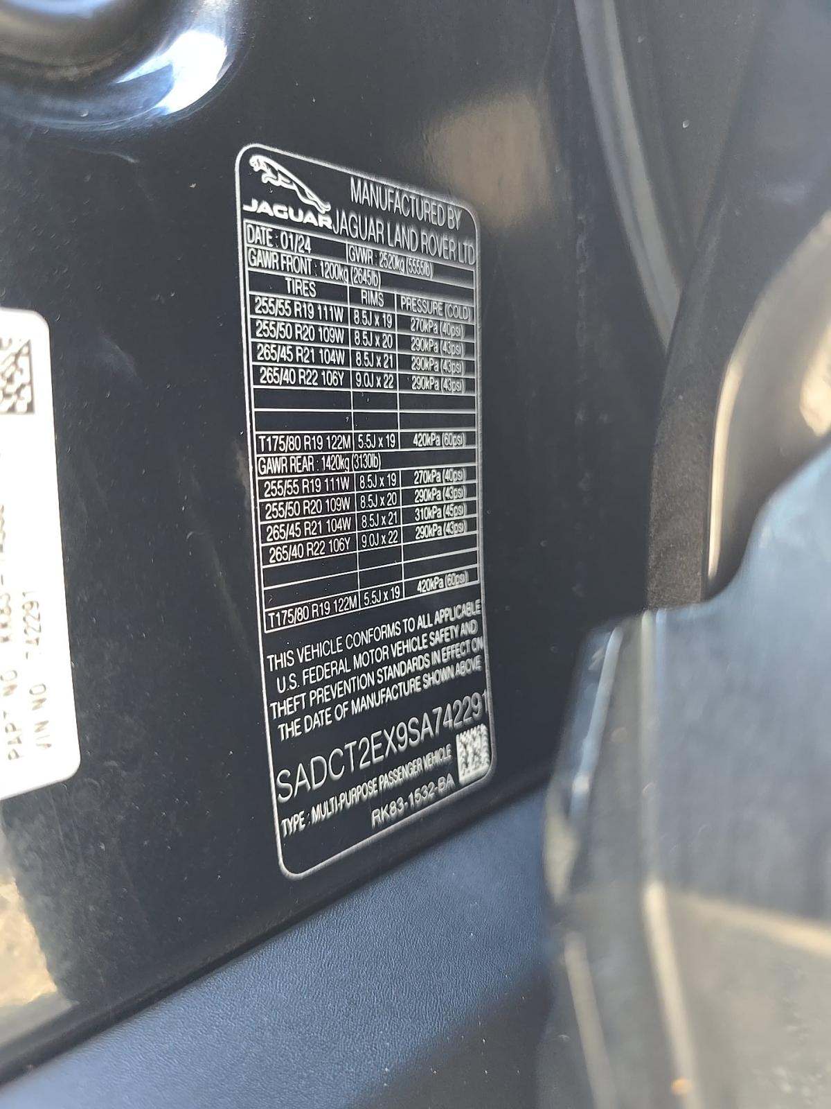 2025 Jaguar F-PACE P250 R-Dynamic S AWD