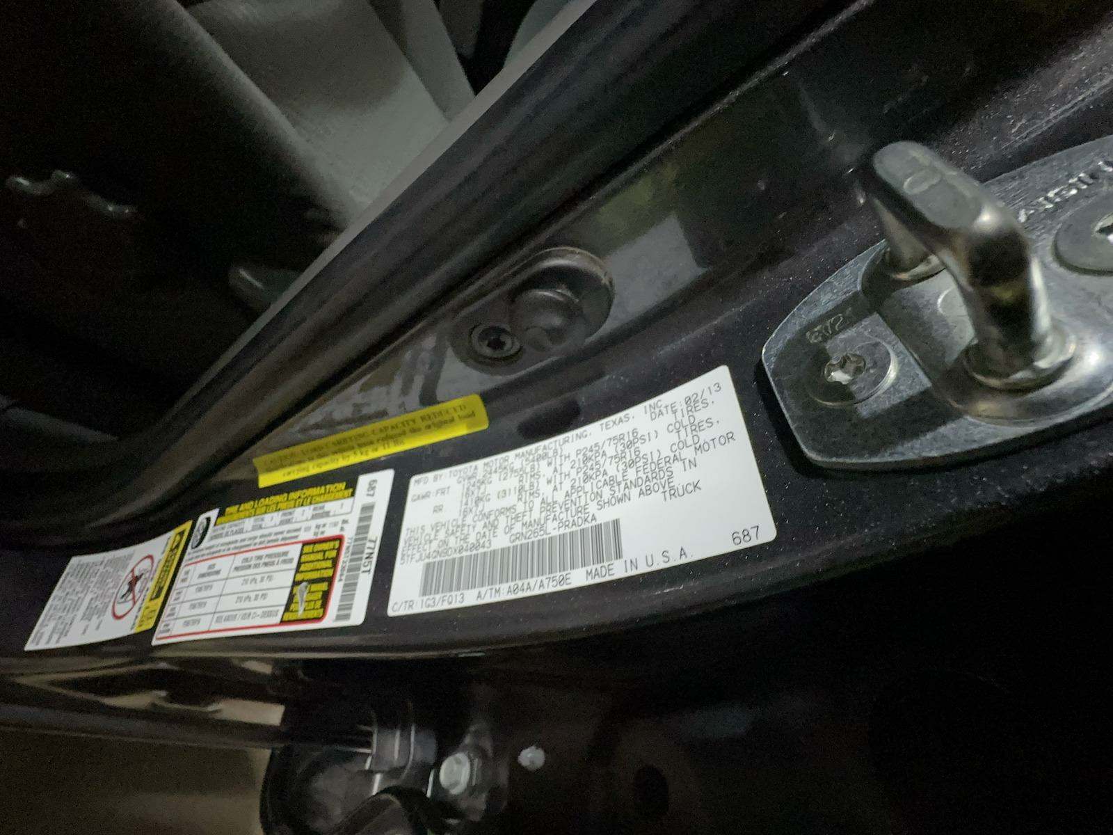 2013 Toyota Tacoma PreRunner RWD