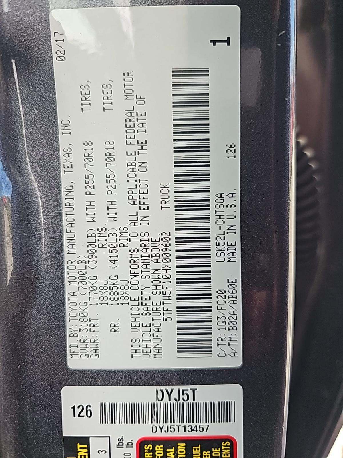 2017 Toyota Tundra SR5 RWD