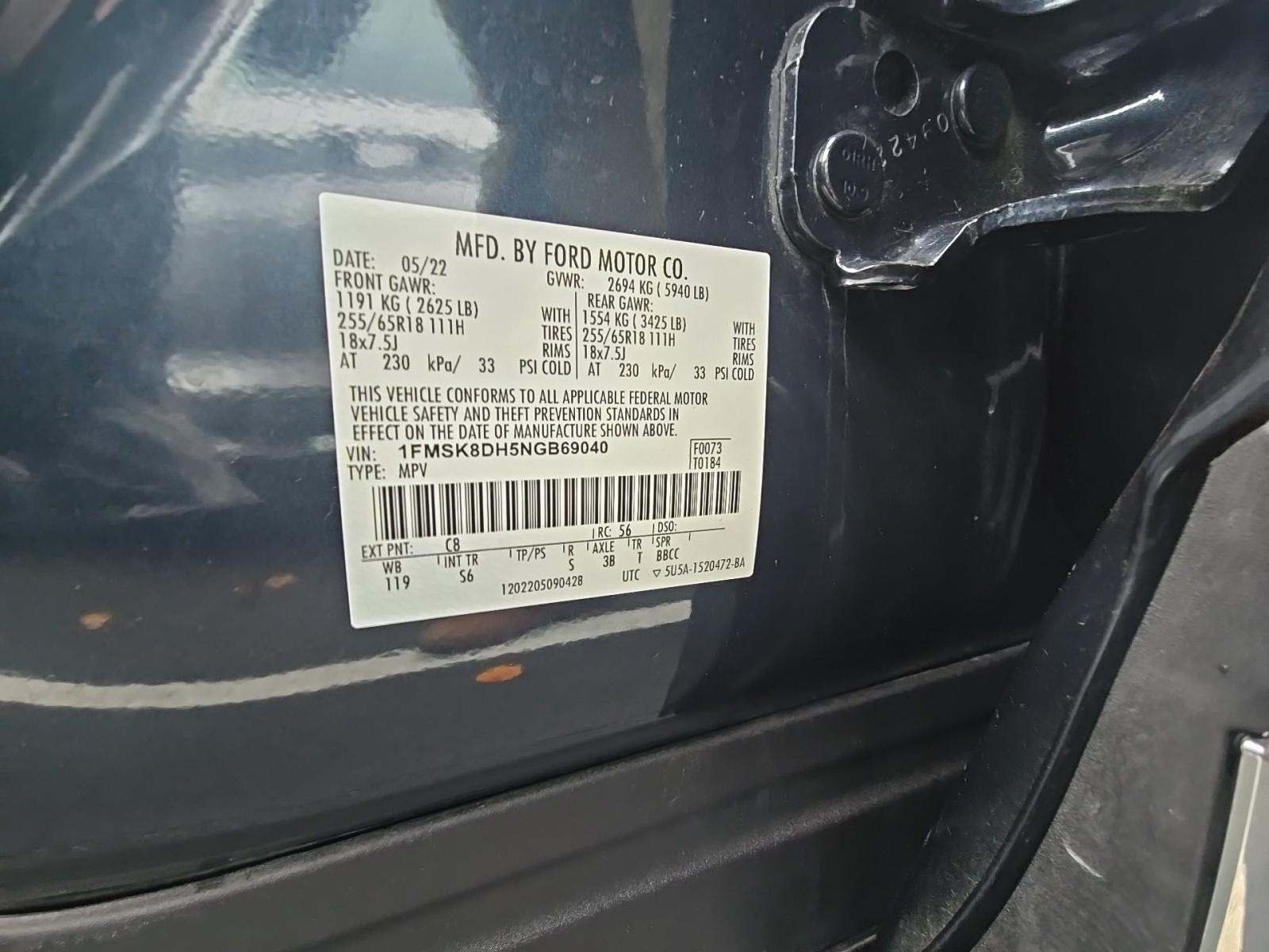 2022 Ford Explorer XLT AWD