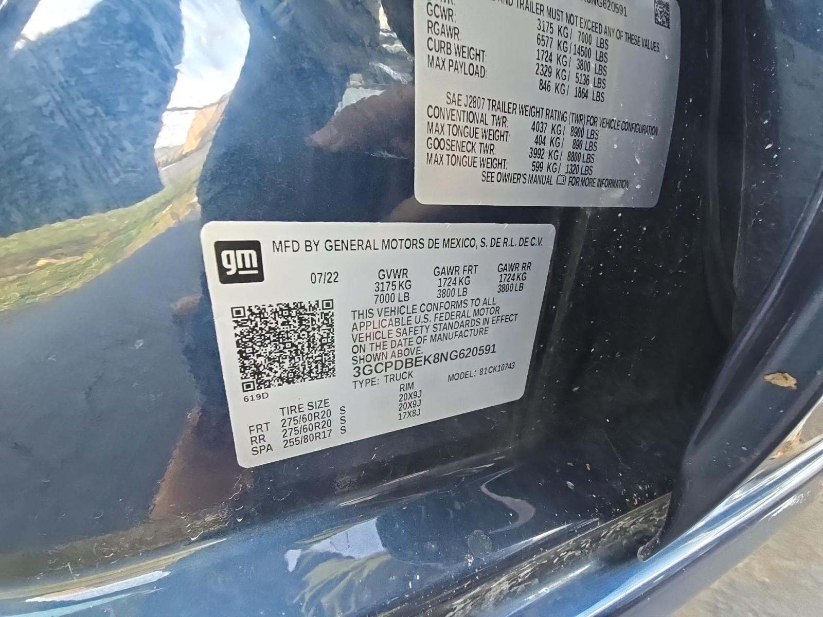 2022 Chevrolet Silverado 1500 Custom AWD