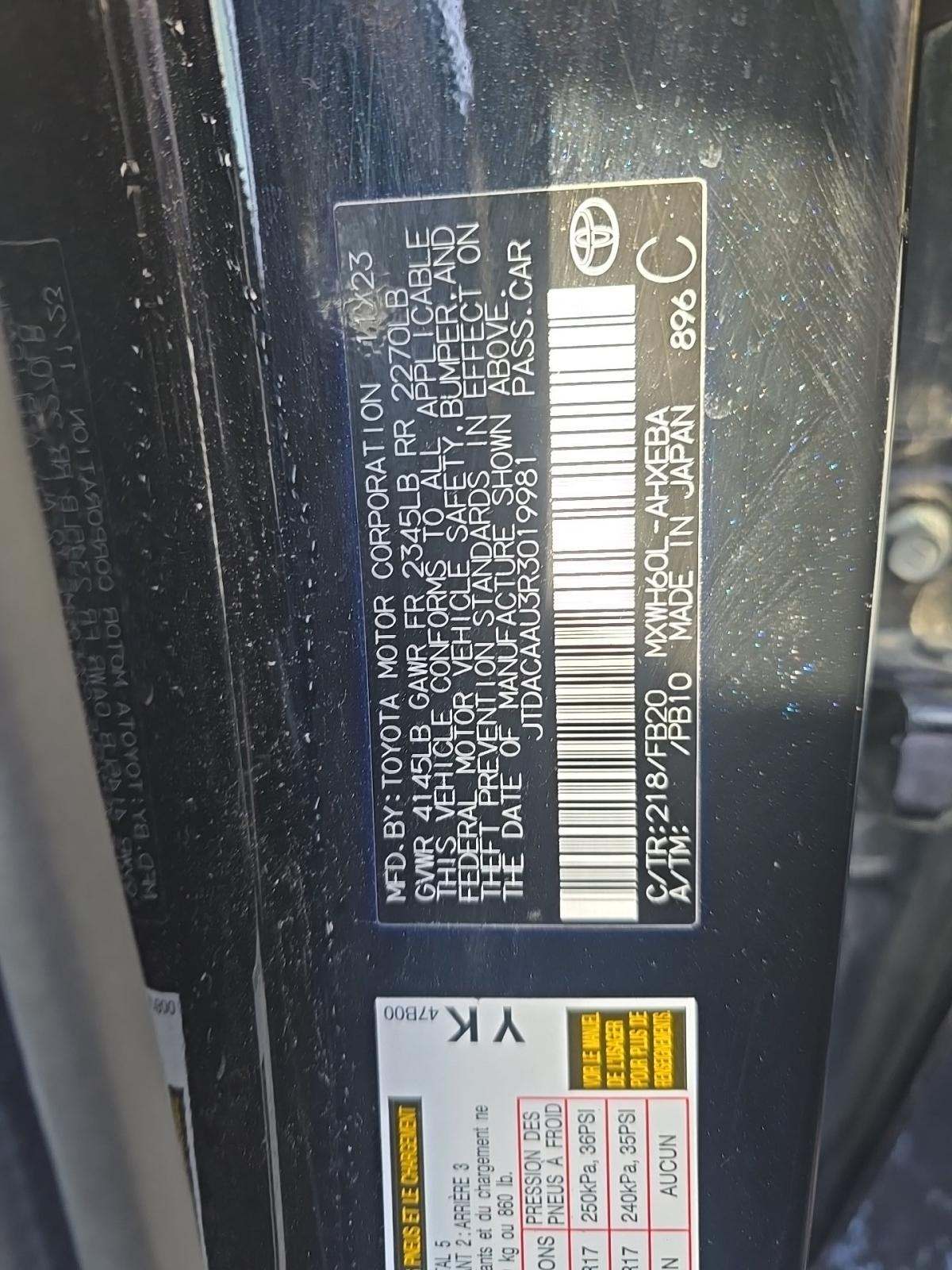 2024 Toyota Prius LE FWD