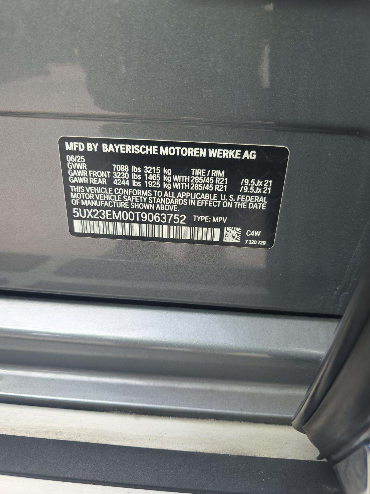 2026 BMW X7 xDrive40i AWD