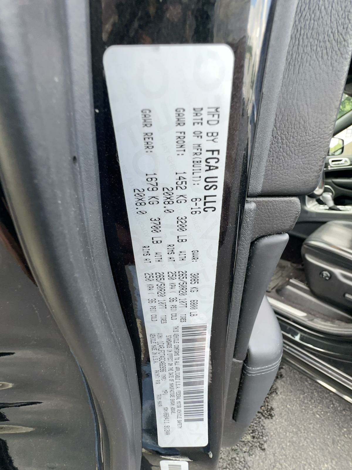 2016 Jeep Grand Cherokee Overland High Altitude Edition AWD