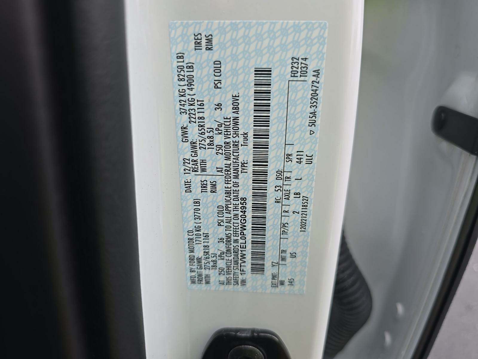 2023 Ford F-150 Lightning XLT AWD