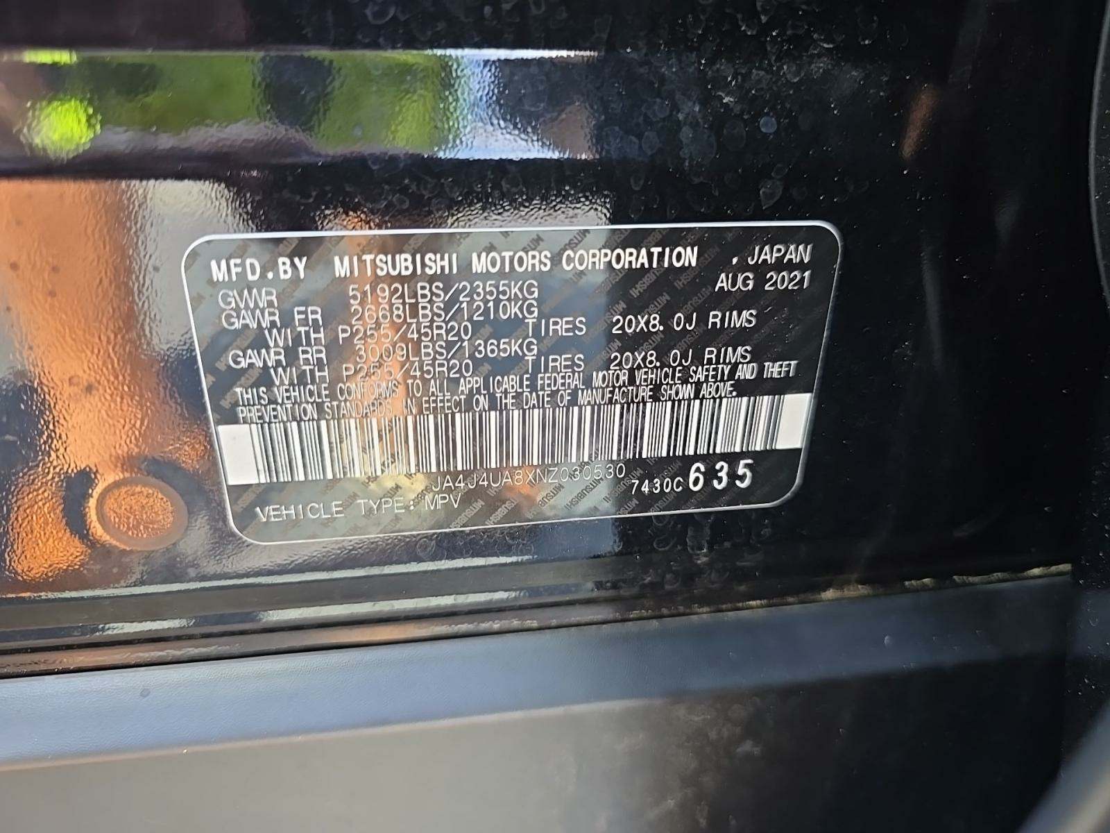 2022 Mitsubishi Outlander SE AWD