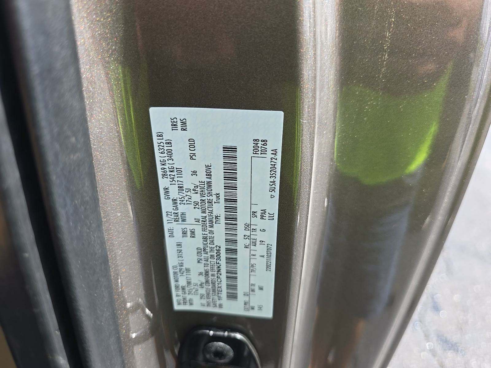 2022 Ford F-150 XLT RWD