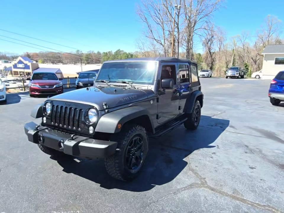 2017 Jeep Wrangler Unlimited Sport Willys Wheeler Edition AWD
