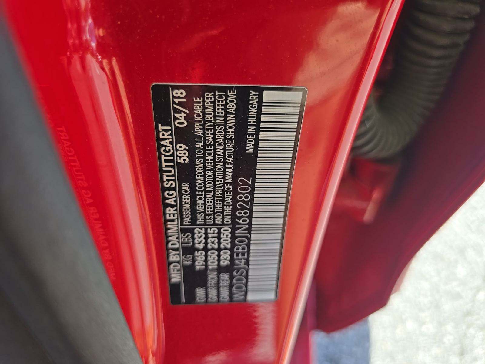 2018 Mercedes-Benz CLA CLA 250 FWD