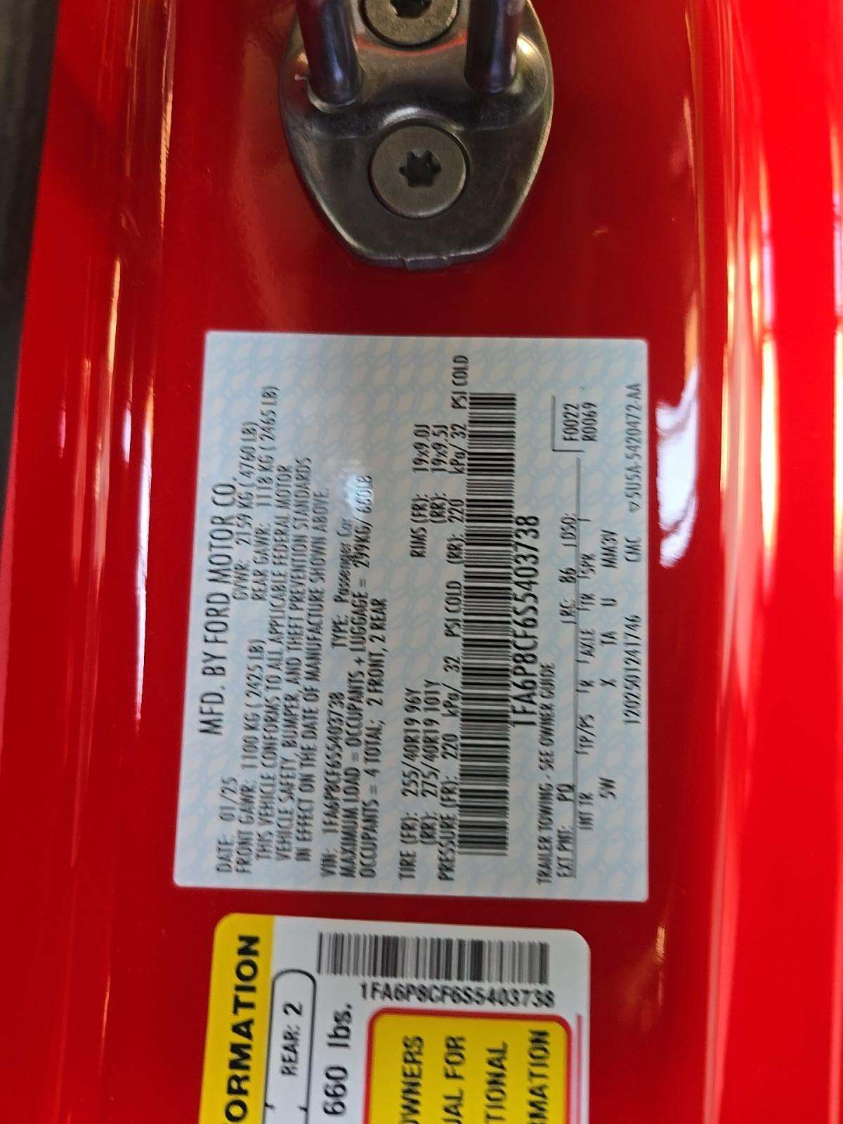 2025 Ford Mustang GT Premium RWD