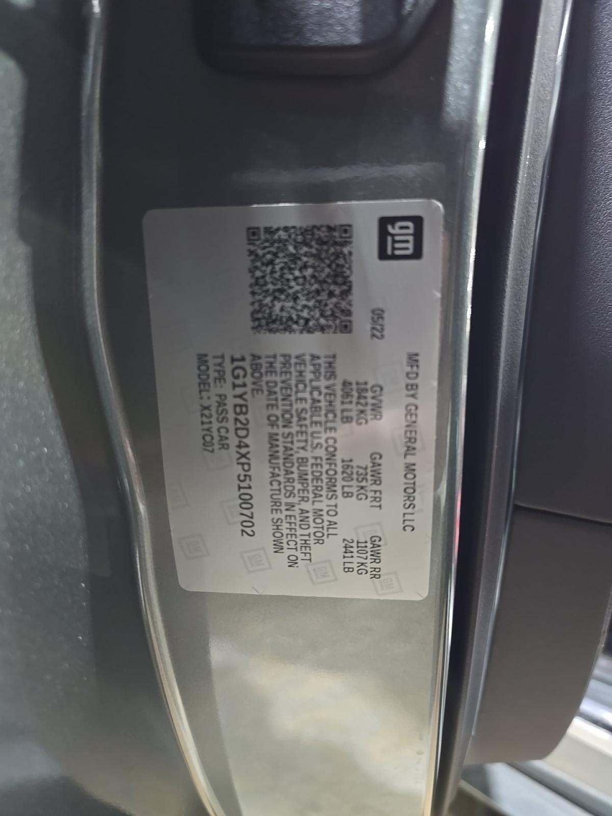 2023 Chevrolet Corvette Stingray RWD