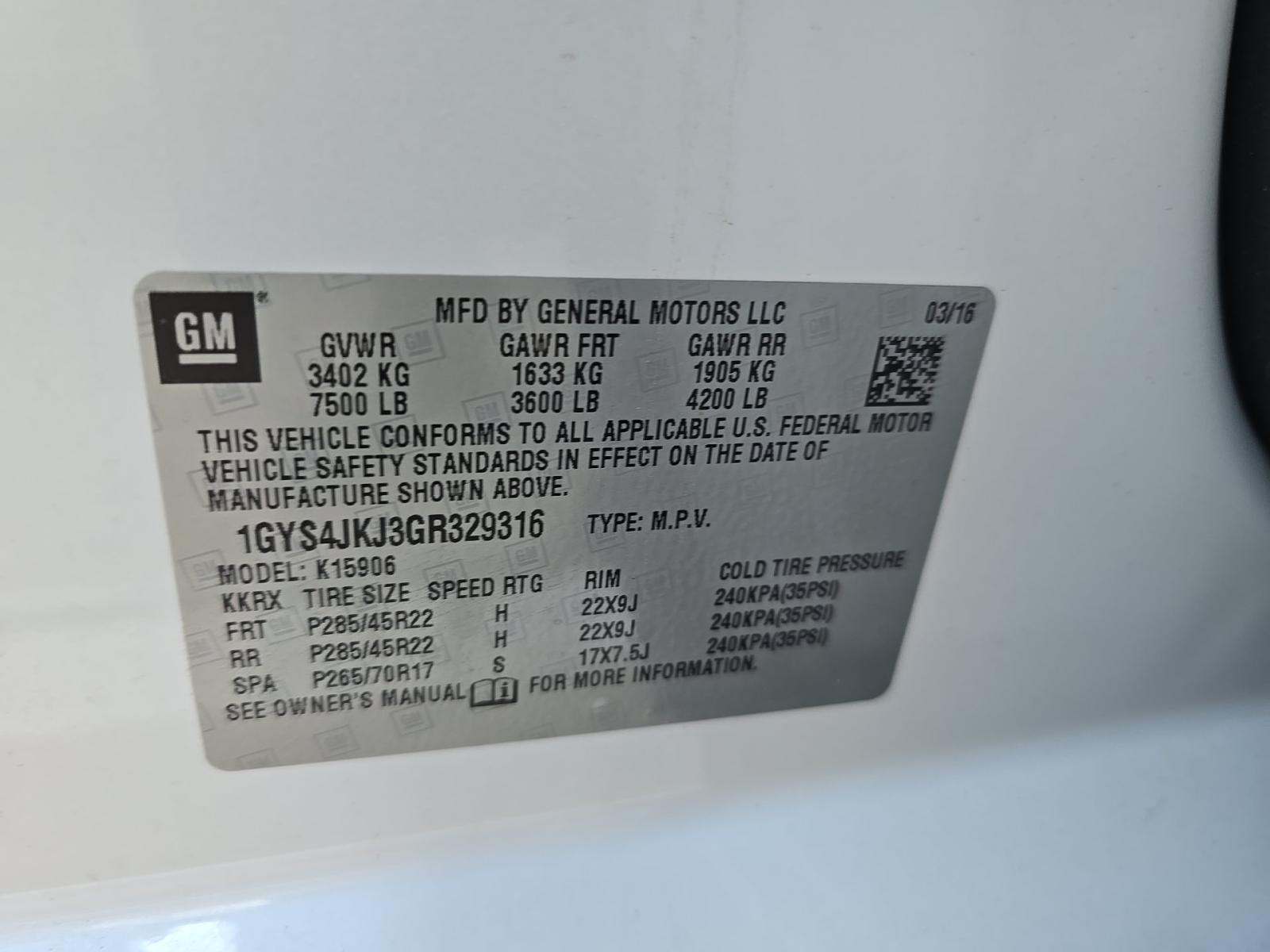 2016 Cadillac Escalade ESV Premium AWD