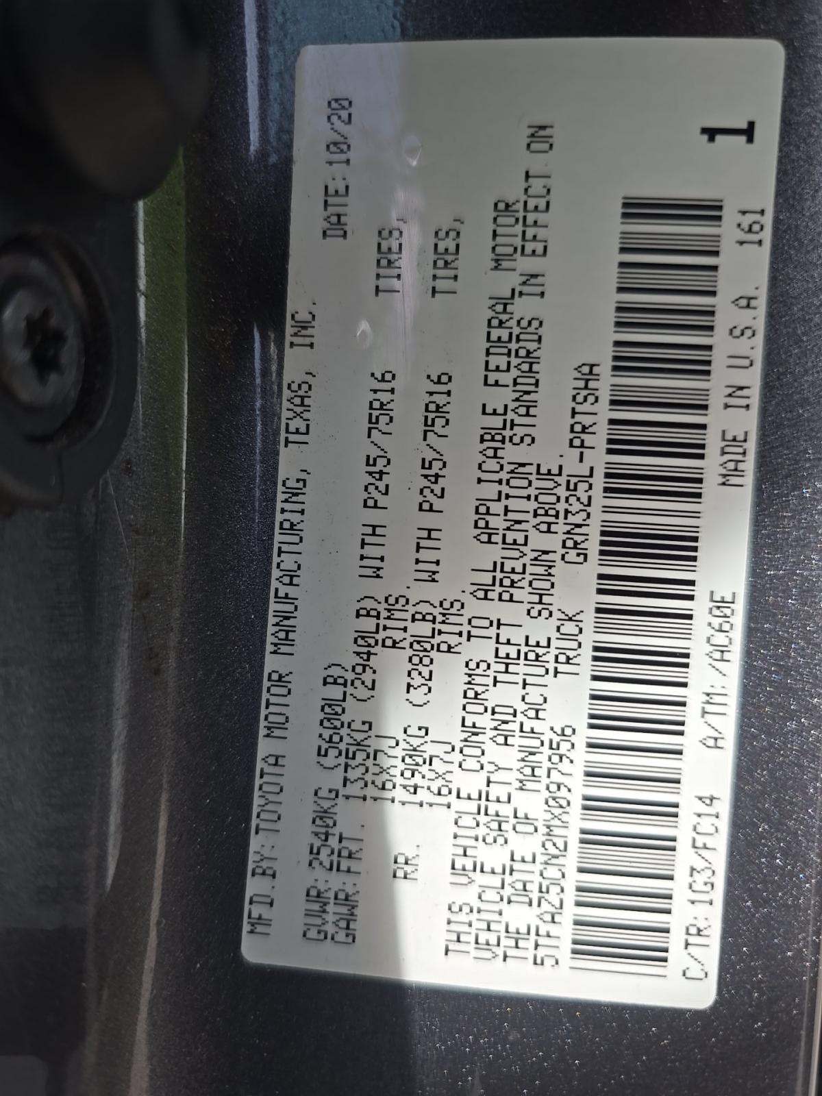 2021 Toyota Tacoma SR5 RWD