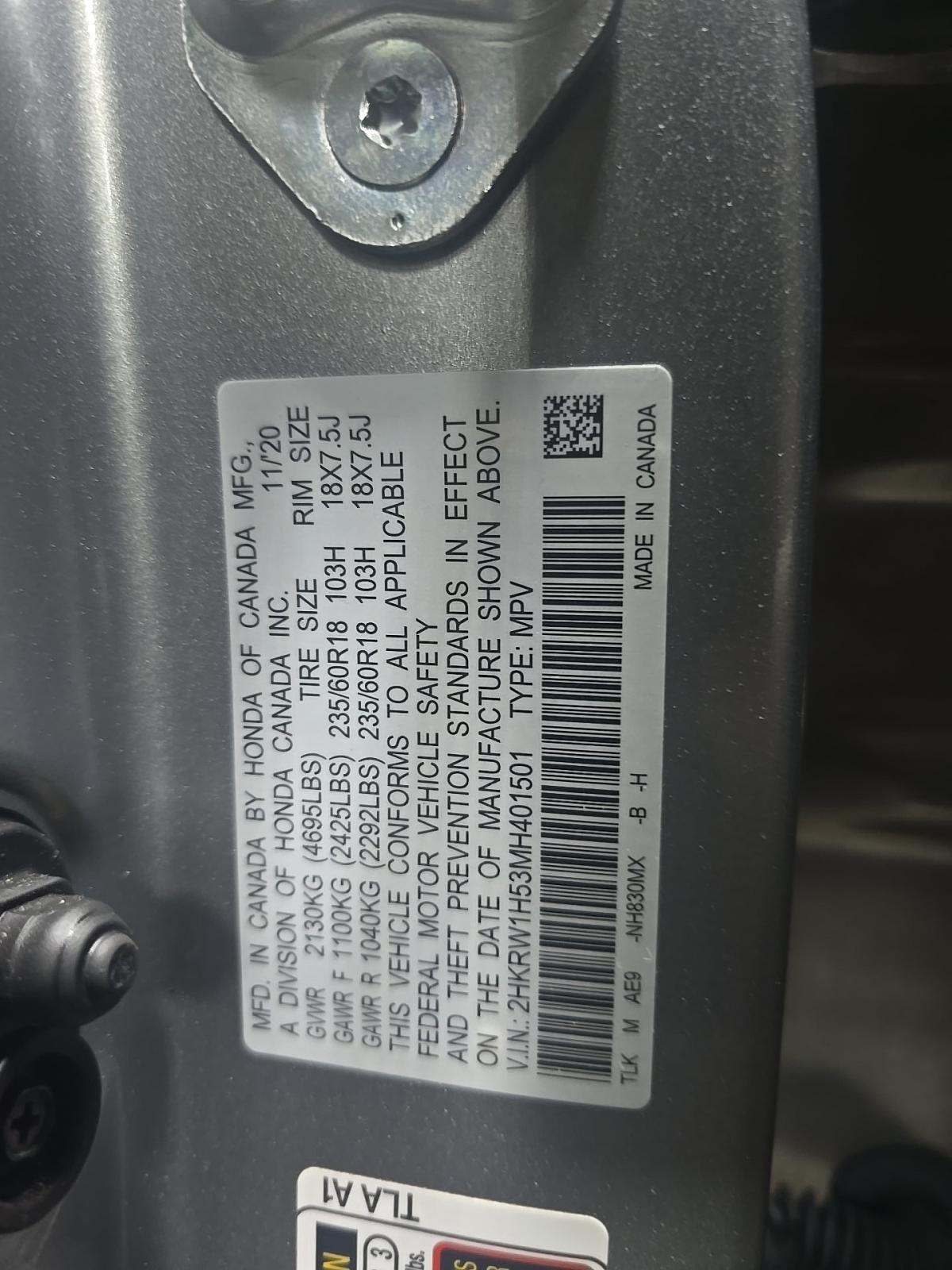 2021 Honda CR-V EX FWD