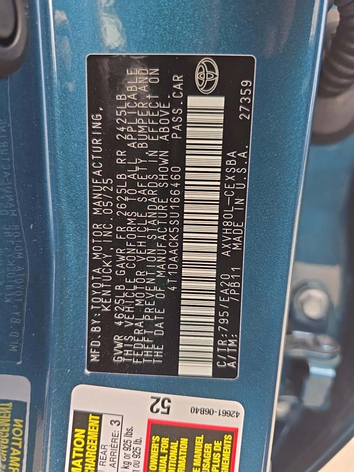 2025 Toyota Camry SE FWD