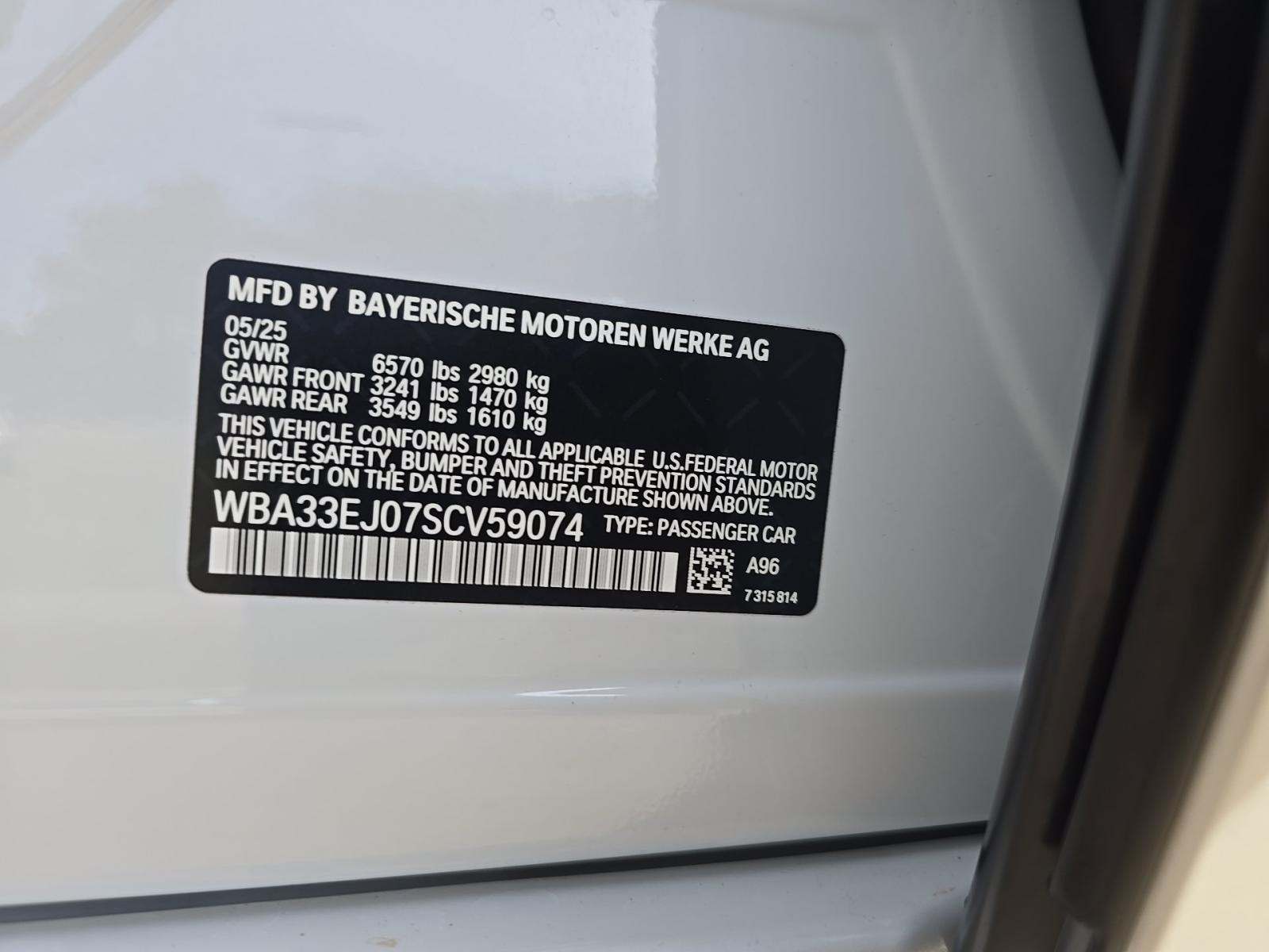 2025 BMW 7 Series 760i xDrive AWD