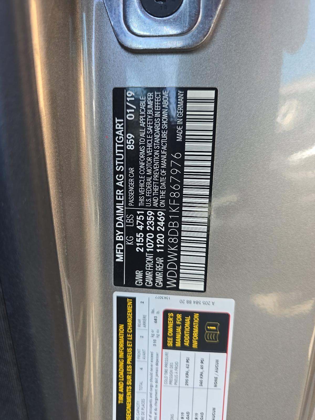 2019 Mercedes-Benz C-Class C 300 RWD